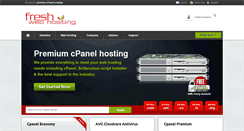 Desktop Screenshot of freshwebhosting.com.au